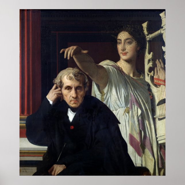 Póster Portrait of the Italian Composer Cherubini (Frente)