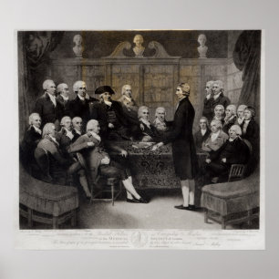 Póster Portrait of the Medical Society Members of