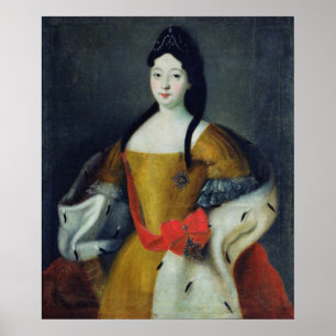 Póster Portrait of Tsarevna Anna Petrovna, 1740s