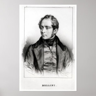 Póster Portrait of Vincenzo Bellini