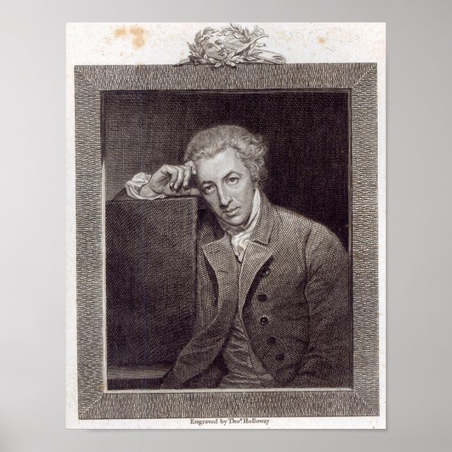 Póster Portrait of William Hayley (Frente)