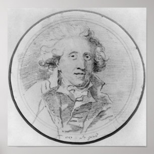 Póster Portrait presumed to be Jean-Honore Fragonard