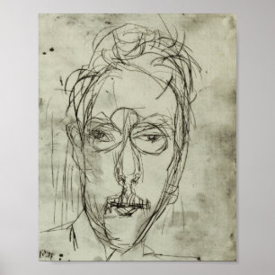 Póster Portrait Schaeffer   Albert Müller