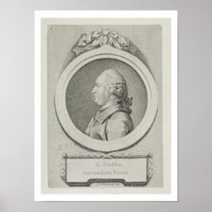 Póster Portrait study of George Stubbs (1724-1806) (soft-