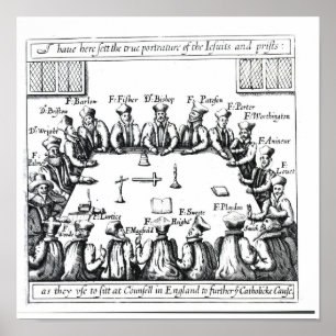 Póster Portraits of the Jesuits and Priests