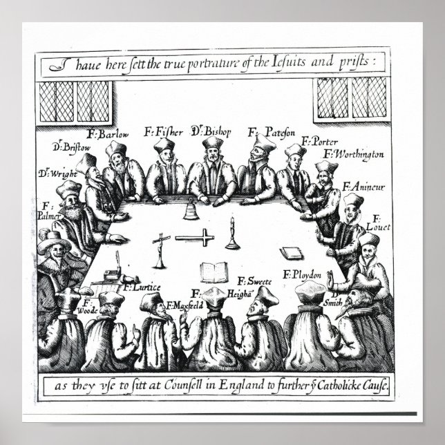 Póster Portraits of the Jesuits and Priests (Frente)