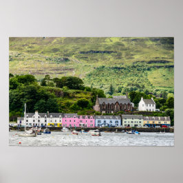 Póster Portree en la isla de Skye