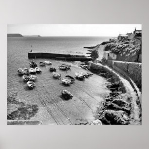 Póster Portscatho Harbour Cornwall