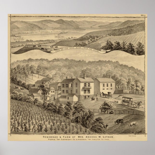 Póster Portsmouth, Ohio (Frente)