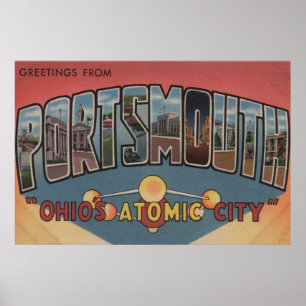 Póster Portsmouth, Ohio - escenas grandes de la letra
