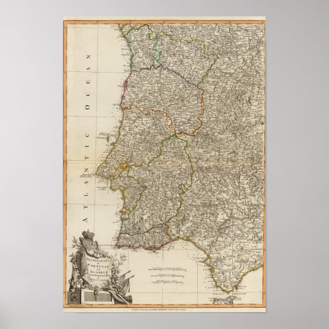 Póster Portugal, Algarve (Frente)