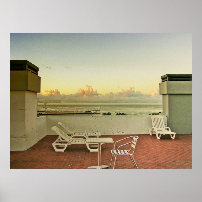 Póster (PORTUGAL) Funchal Sunrise (Frente)