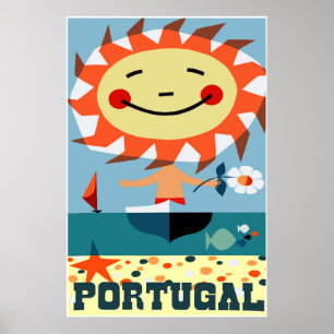 Póster Portugal, poster del viaje