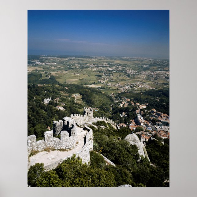 Póster Portugal, Provincia De Lisboa, Sintra, Vista Desde (Frente)