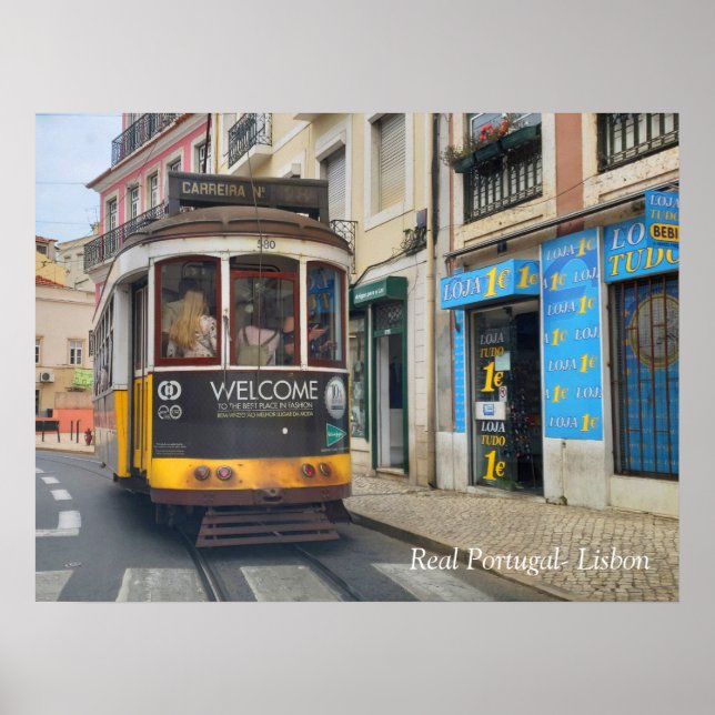 Póster Portugal Real -Lisboa (Frente)