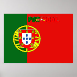 Póster Portuguese flag