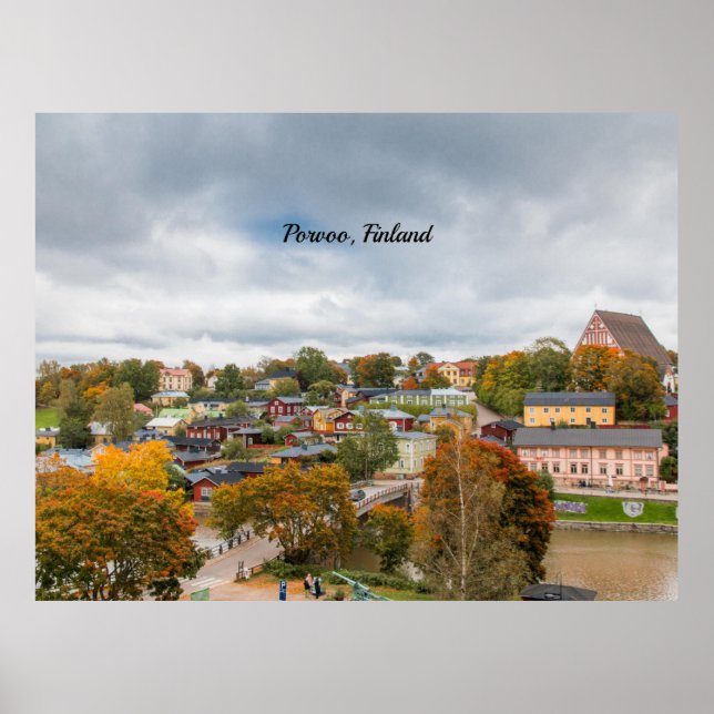 Póster Porvoo, Finlandia (Frente)
