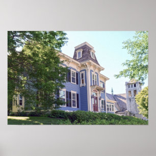 Póster Posada junto al Green, Middlebury, Vermont