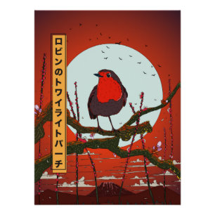 Póster Posadero del crepúsculo de Robin