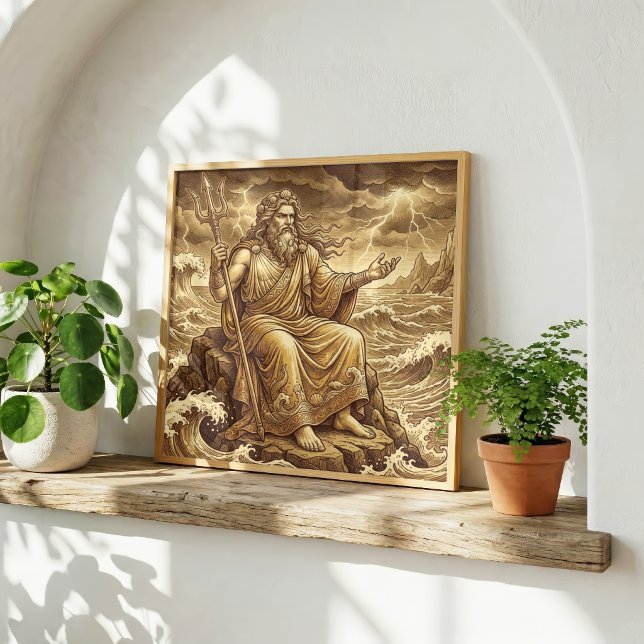 Póster Poseidón Mitología Griega (Subido por el creador)