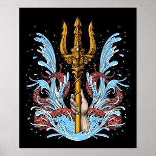 Póster Poseidon Trident