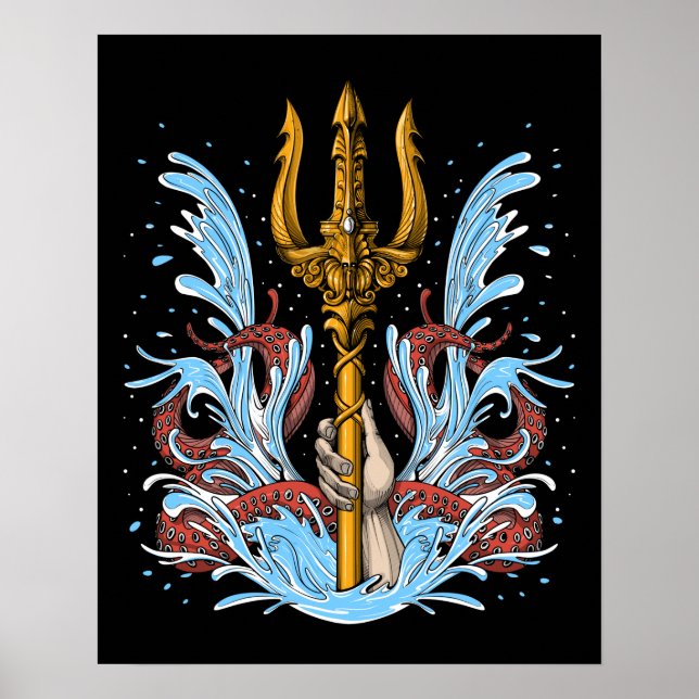 Póster Poseidon Trident (Frente)