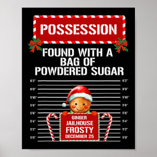 Póster Posesión Gingerbread Grupo de Navidades de Prisión