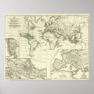 Póster Posesiones de los españoles