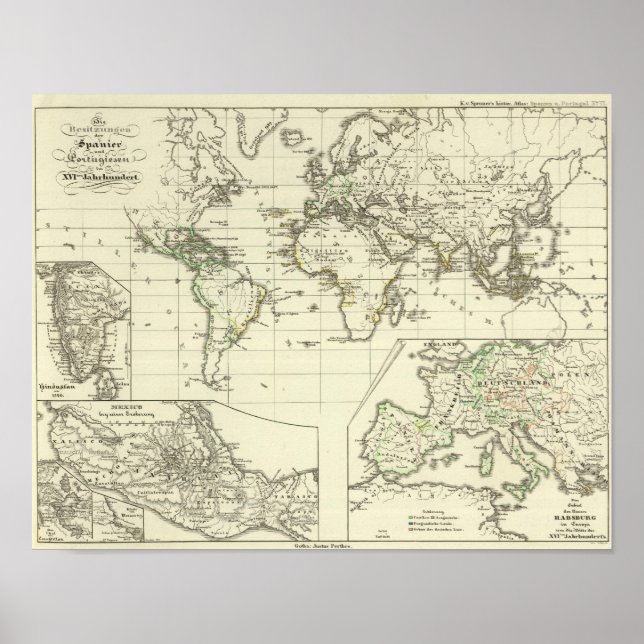 Póster Posesiones de los españoles (Frente)