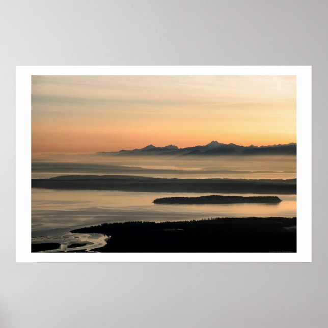 Póster Posession Sound, Isla Whidbey (Frente)