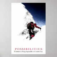 Posibilidad de citar al montañista en la cima