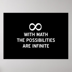 Póster Posibilidades matemáticas e infinitas