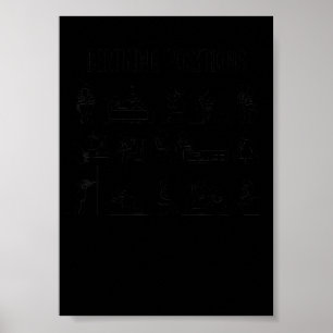 Póster Posición de parto Enfermera L&d Doula Vida de part
