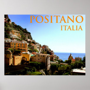 Póster positano italia