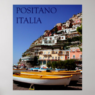Póster positano italia