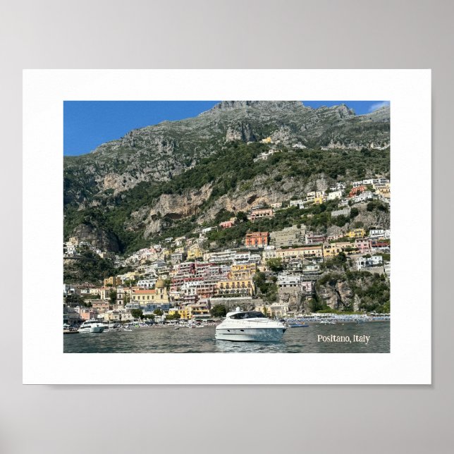 Póster Positano, Poster de Diseño de Italia (Frente)