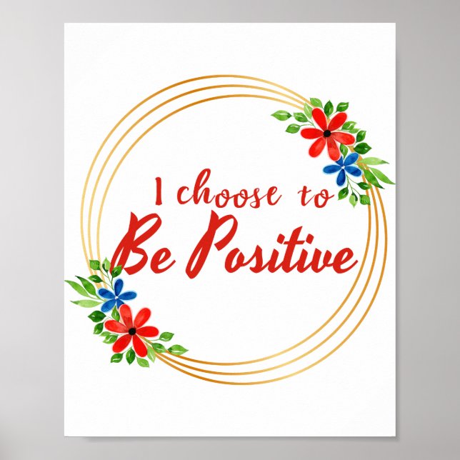 Póster positive affirmations quotes for self acceptance (Frente)