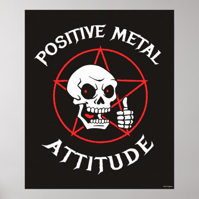 Póster Positive Metal Attitude (Frente)