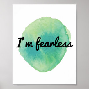 Póster positive motivational vibes for self acceptance