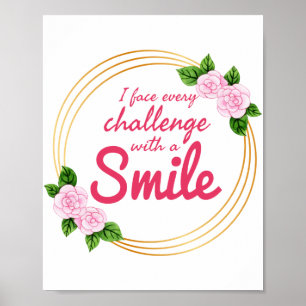 Póster positive vibes quotes for work, life, and success