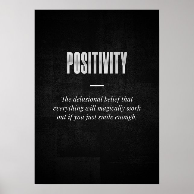 Póster Positividad (Frente)