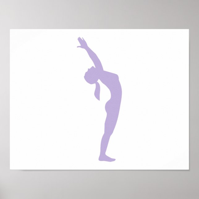 Póster Posposición de yoga (Frente)