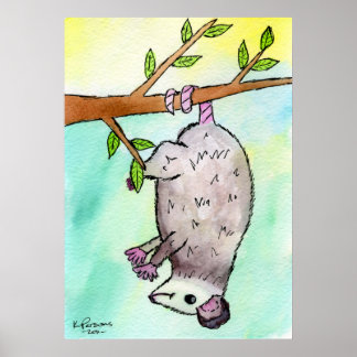 Póster Possum Danglin'