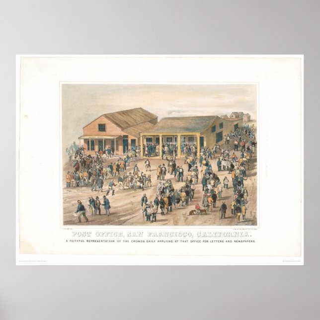 Póster Post Office in San Francisco (1361A) (Frente)