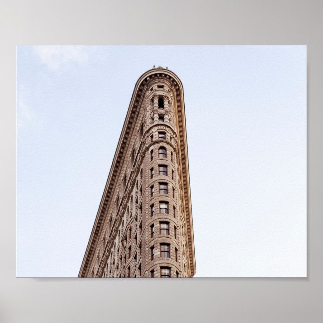 Póster Postal de construcción de Flatiron (Frente)