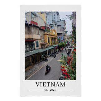 Póster Postal de fecha personalizable de la vida en la ca
