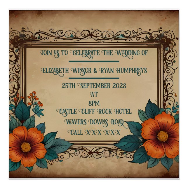 Póster Postal de invitación (Anverso)