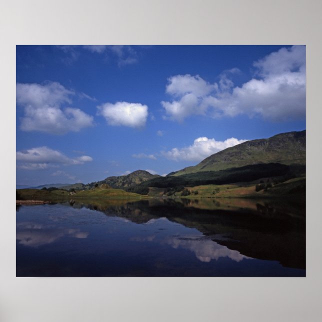 Póster Postal de Loch Lubhair Scotland (Frente)