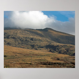 Póster Postal de Snowden North Wales