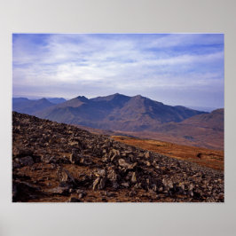 Póster Postal de Snowden North Wales